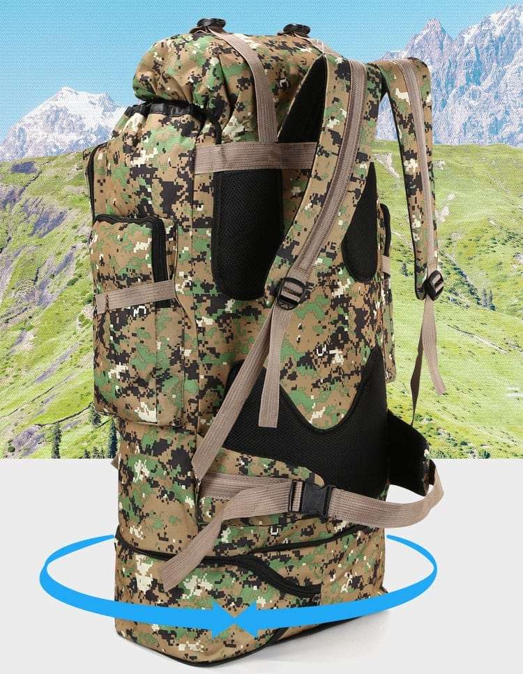 100L 75ltr Large Outdoor Tactical Backpack BackPacks
