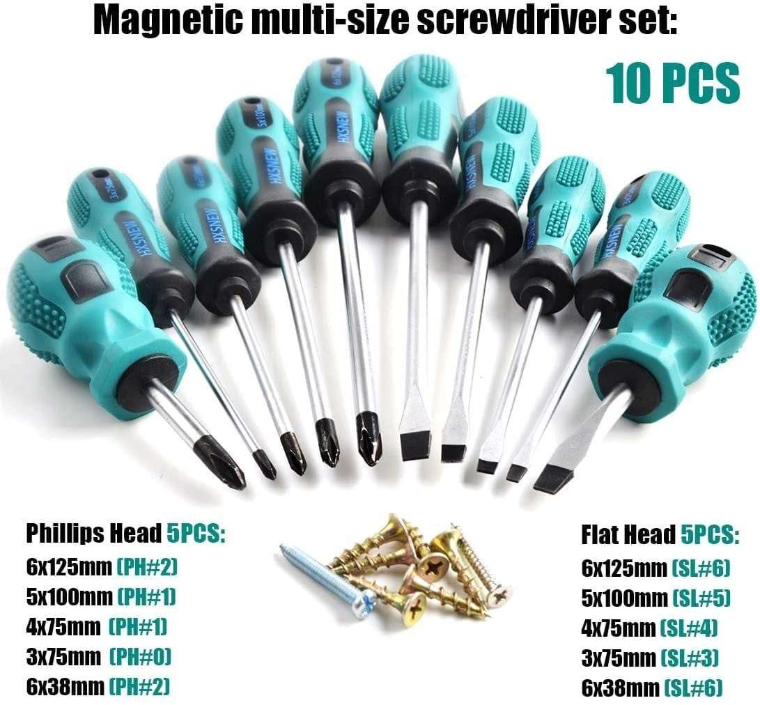 10pcs Screwdriver Set Magnetic Head tools