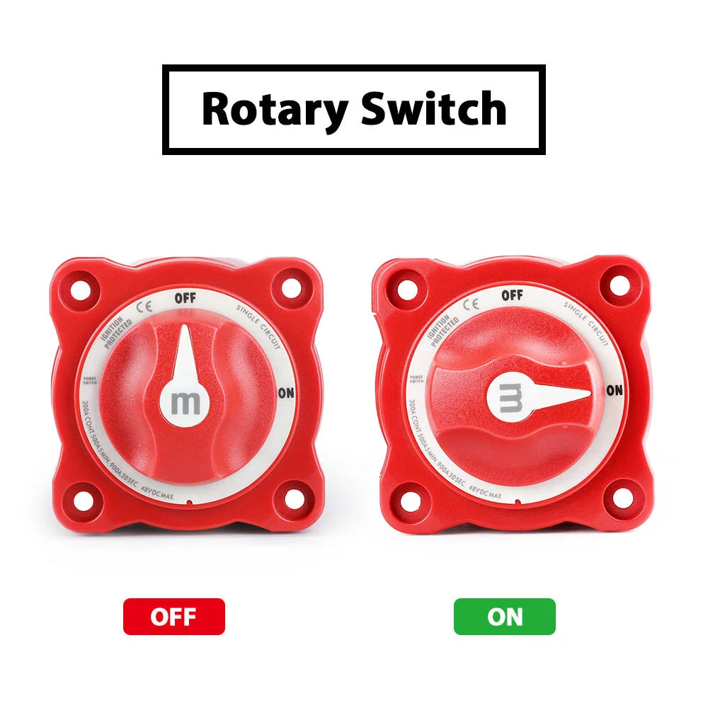 12V-48V 100A-300A Isolator Disconnect Rotary Switch Cut electrical supplys