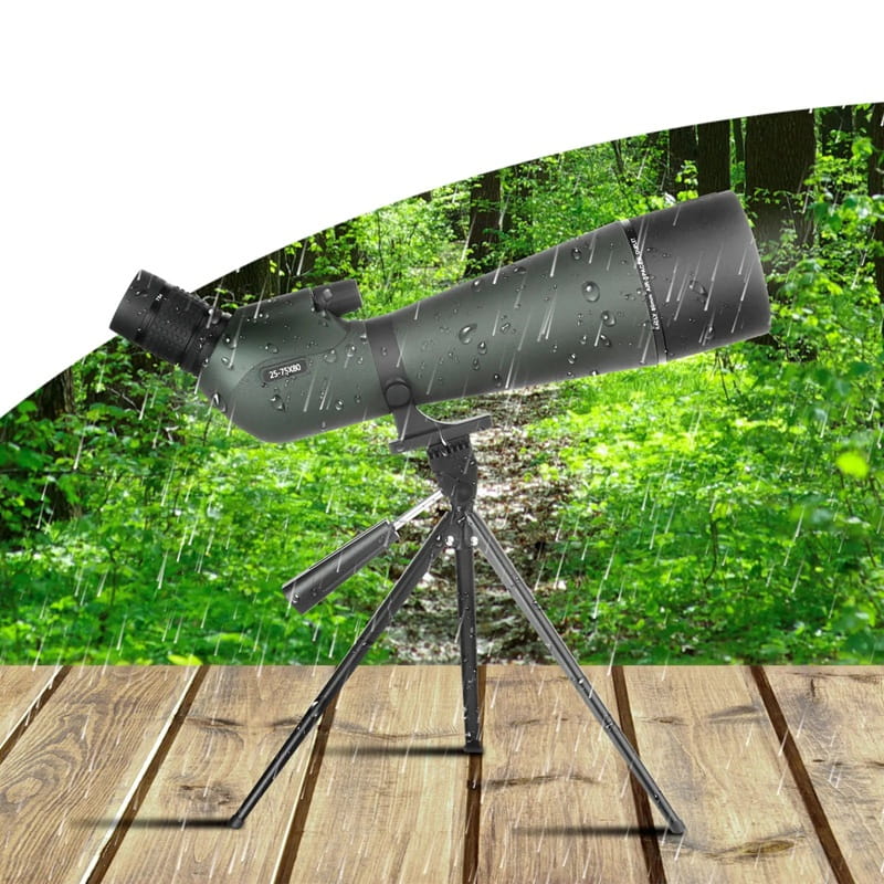 25-75x80 Spotting Monocular With Phone Adapter & Tripod monocular