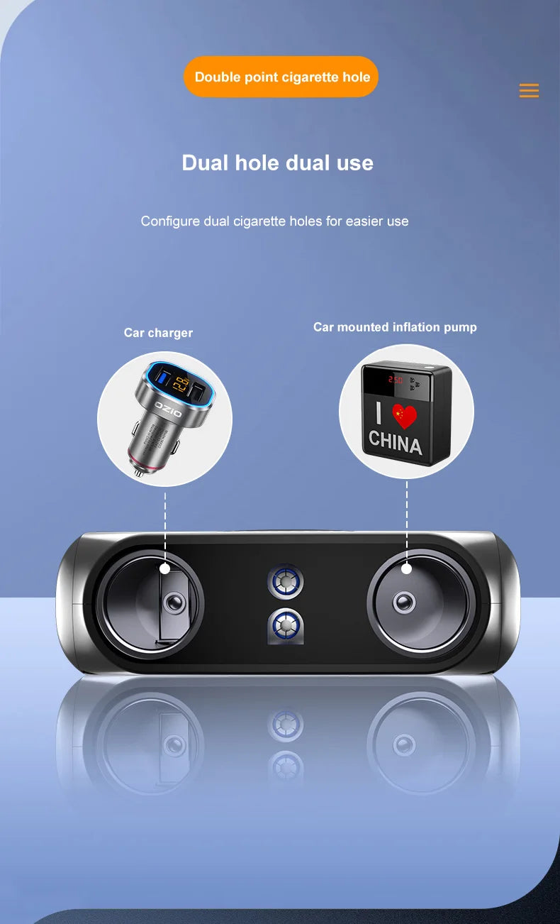 300W Car Power Inverter Adaptor Multifunctional 12/24V