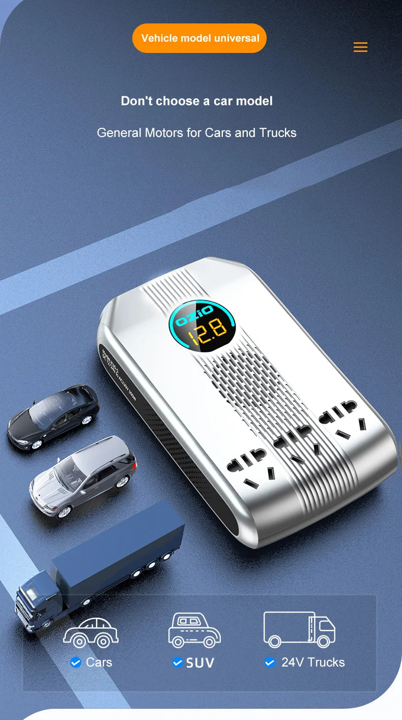 300W Car Power Inverter Adaptor Multifunctional 12/24V
