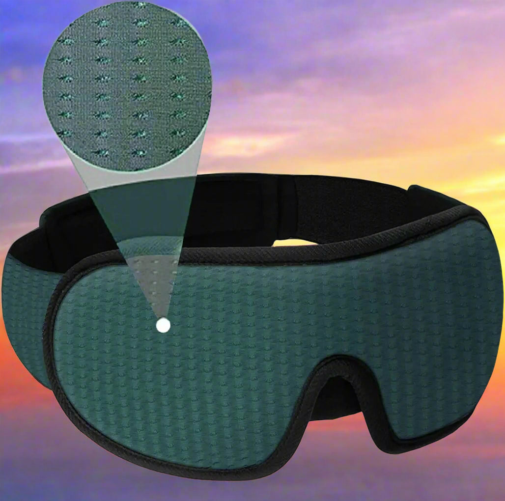 3D Mask for Sleep Light Blockout Soft Padded Camping Equipment