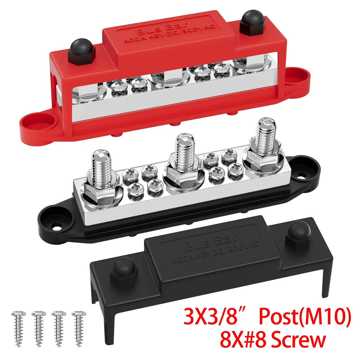 48V DC 400A Power Bus Bar M8 & M10 Set electrical supplys