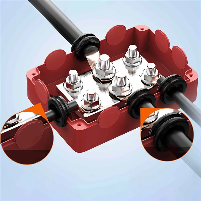 500A Marine Bus Bar 48V Power Distribution Block electrical supplys