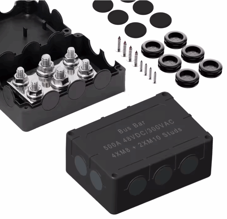 500A Marine Bus Bar 48V Power Distribution Block electrical supplys