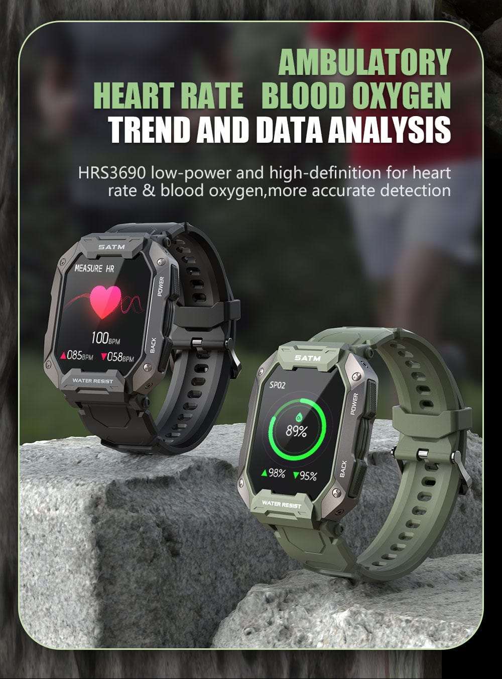 5ATM FC20 Ultra Smart Watch Carbon Watchs