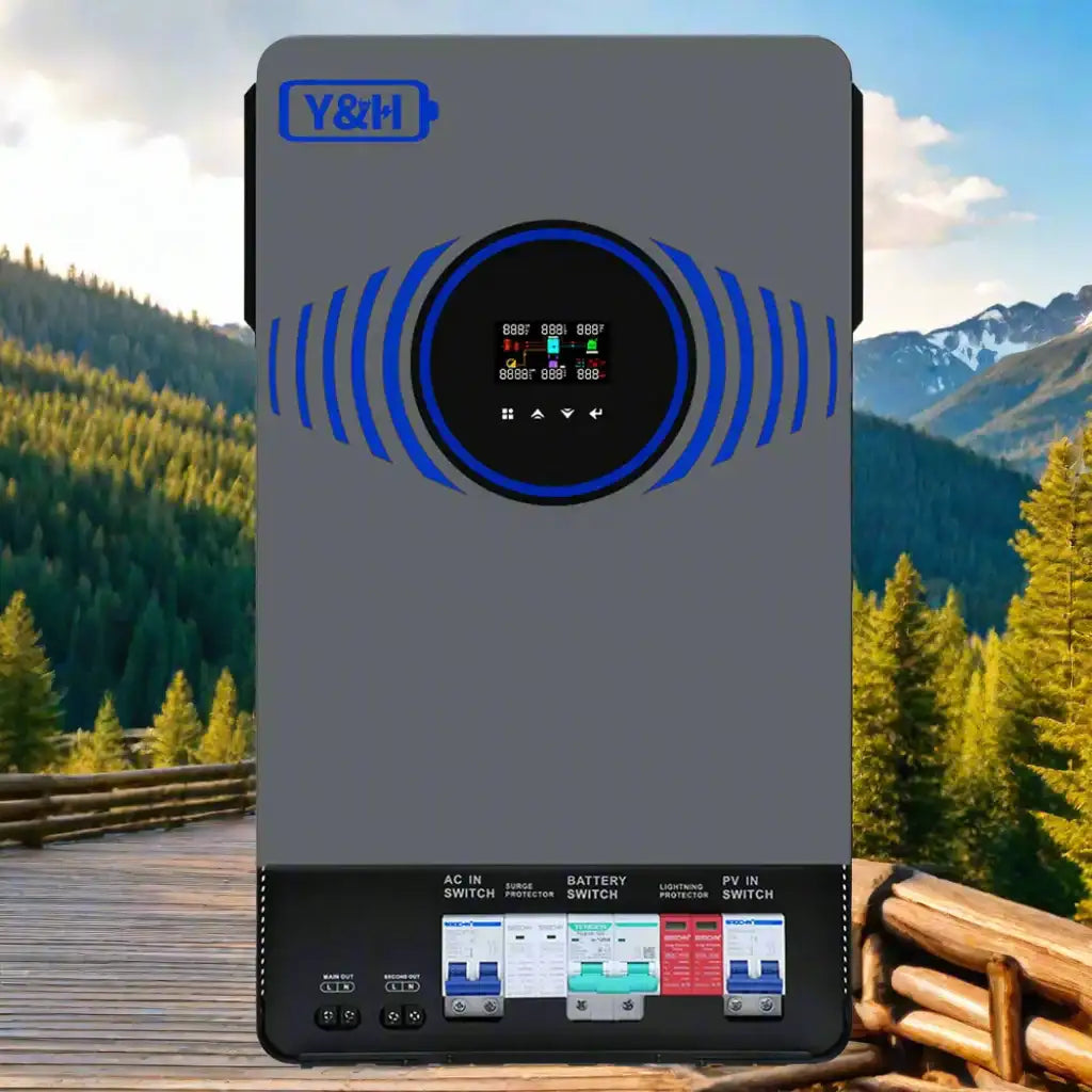 6.2kW Off-Grid Hybrid Solar Inverter MPPT & WiFi Wind & Solar Controllers