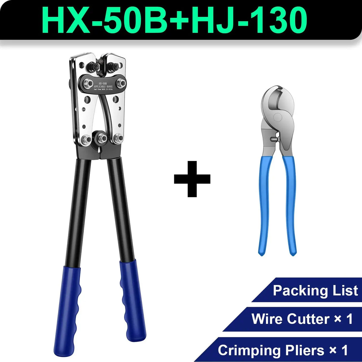 6-50mm Cable Lug Crimping Tool Terminal Crimper electrical supplys