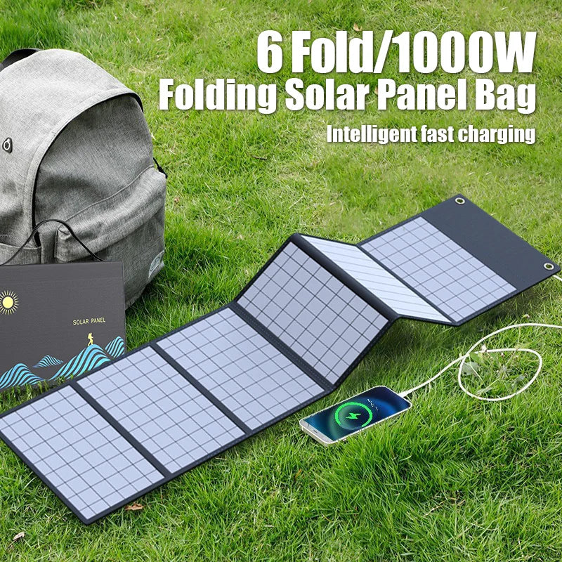 600W or 1000W Solar Panel Power Supply Portable Folding solar panels