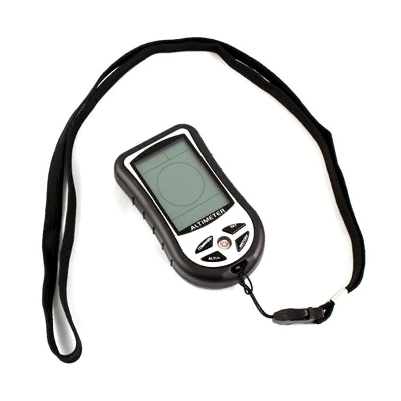 8-in-1 Handheld Altimeter Compass Pressure Elevation Thermometer Smart Technology