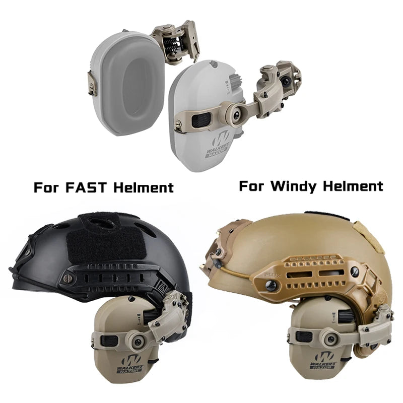 ARC Walker's Razor Headset Helmet Mount Bracket Adapter Helmet & Pack Accessories