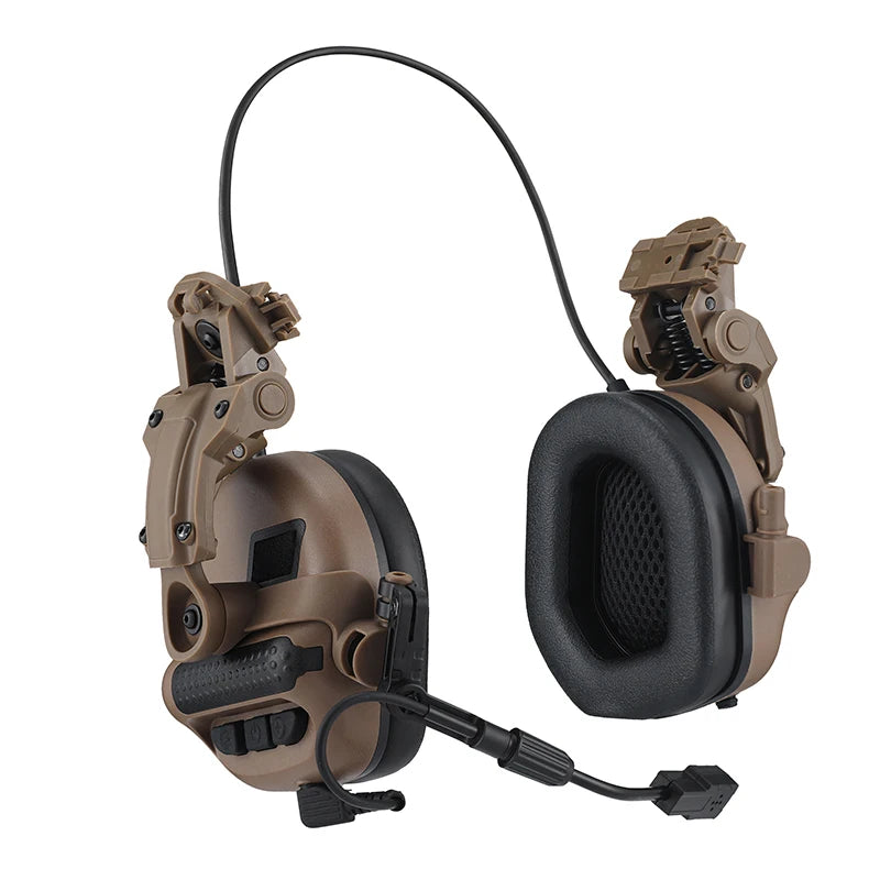 Active Noise Reduction Tactical 2 way Radio Headset Helmet & Pack Accessories
