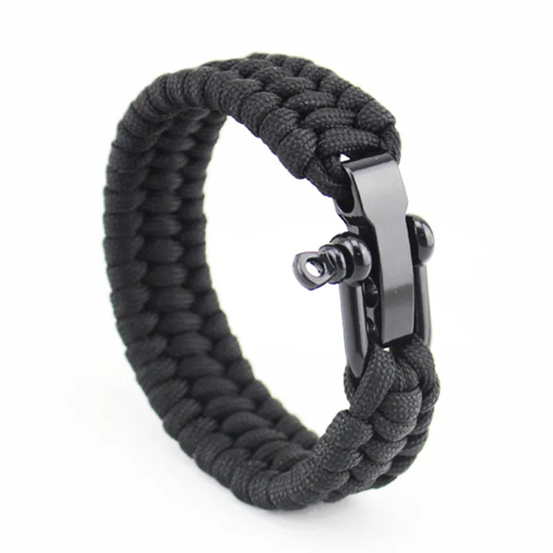 Adjustable Paracord Survival Wristband 23cm army surplus