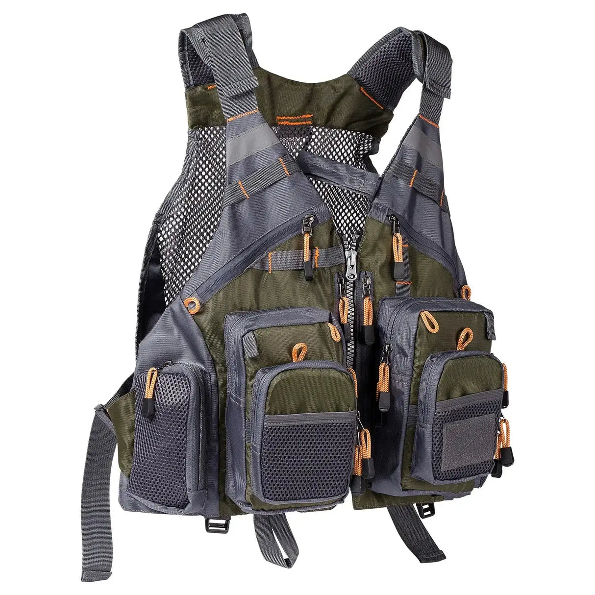Bassdash Breathable Fishing Tackle Vest Jacket Marine & Fishing