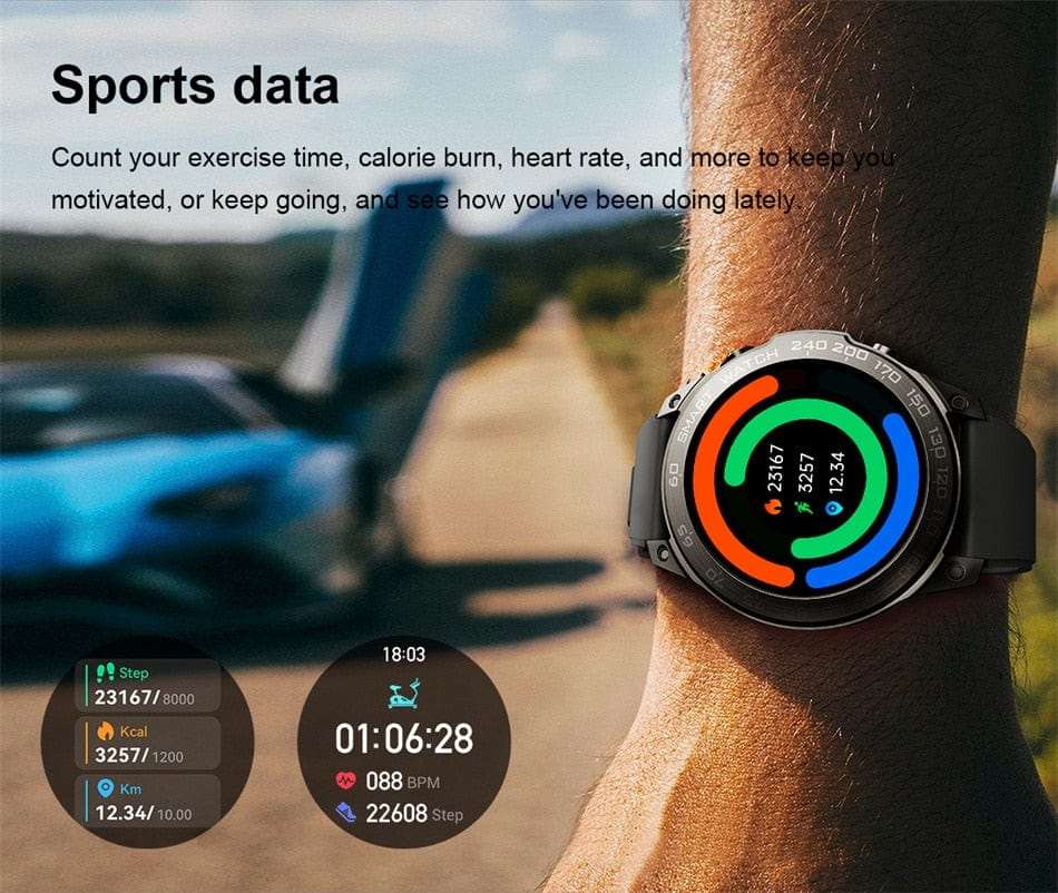 Bluetooth Smart Tracker Smartwatch 30mtr Depth Watchs