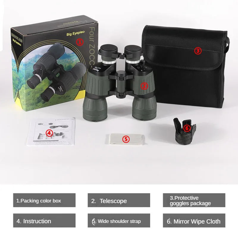 Boshile Auto-Focus 20x50 Tactical Binoculars Binoculars