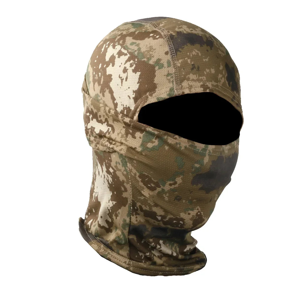 Camo Balaclava Full Face Cap Helmet Liner Neck Gaiter Outdoor Clothing