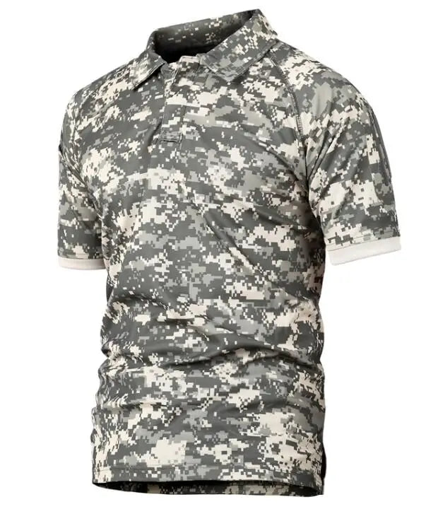 Camo Polo Shirt - Quick-drying, Breathable tacticle clothing