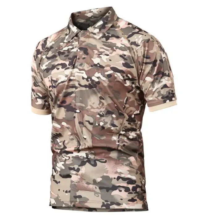 Camo Polo Shirt - Quick-drying, Breathable tacticle clothing