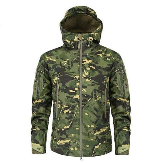 Camouflage Fleece Jacket Windbreaker Outdoor Clothing