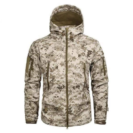 Camouflage Fleece Jacket Windbreaker Outdoor Clothing