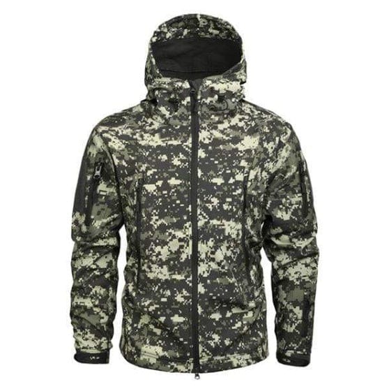 Camouflage Fleece Jacket Windbreaker Outdoor Clothing