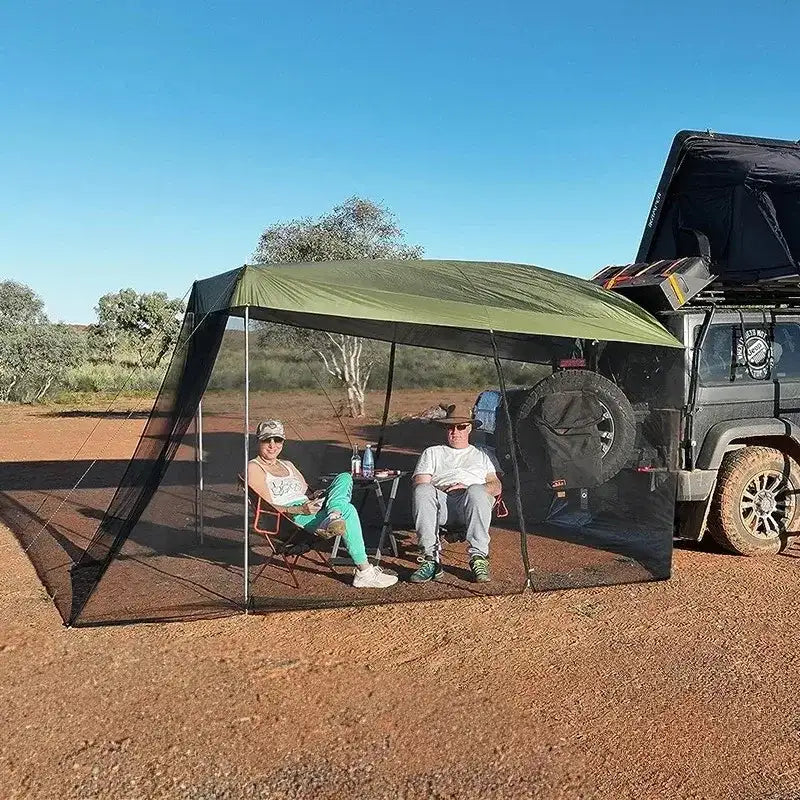 Camping Rear Tent, Mosquito Prevention and Sunshade, SUV Car 4x4 Camping Equipment