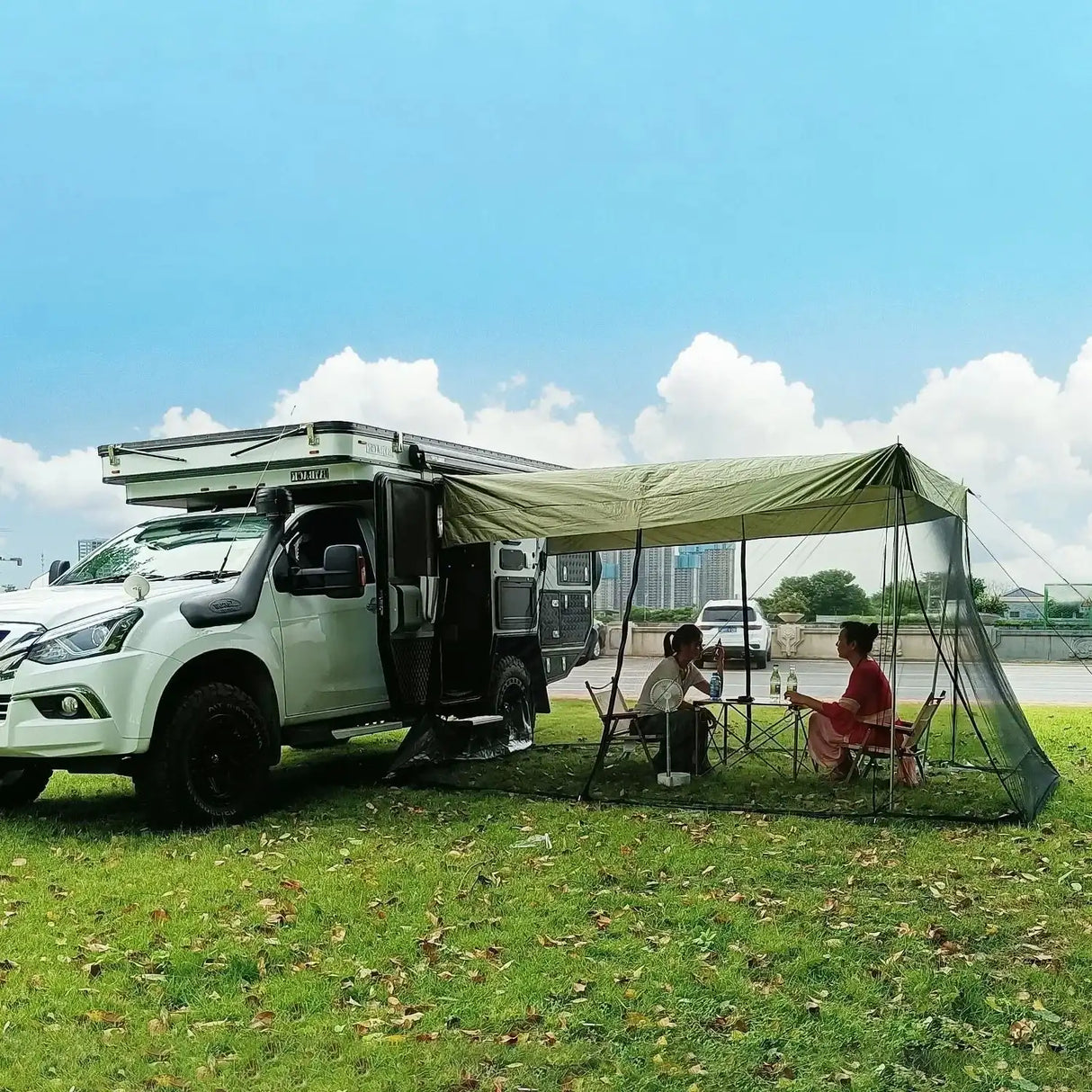 Camping Rear Tent, Mosquito Prevention and Sunshade, SUV Car 4x4 Camping Equipment