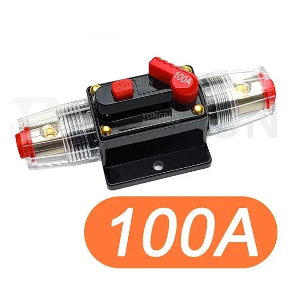 Circuit Breaker Fuse 20A to 300A Manual Reset Waterproof 12V 48V electrical supplys