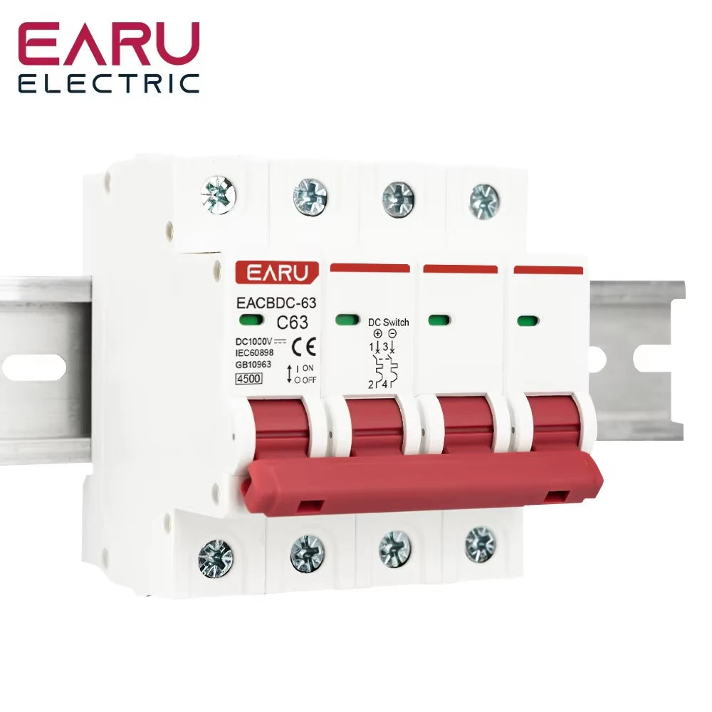 DC Solar Wind Mini Circuit Breaker Overload Protection 6A to 125A electrical supplys
