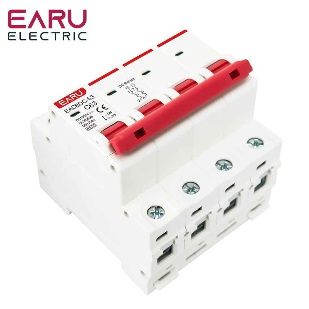 DC Solar Wind Mini Circuit Breaker Overload Protection 6A to 125A electrical supplys