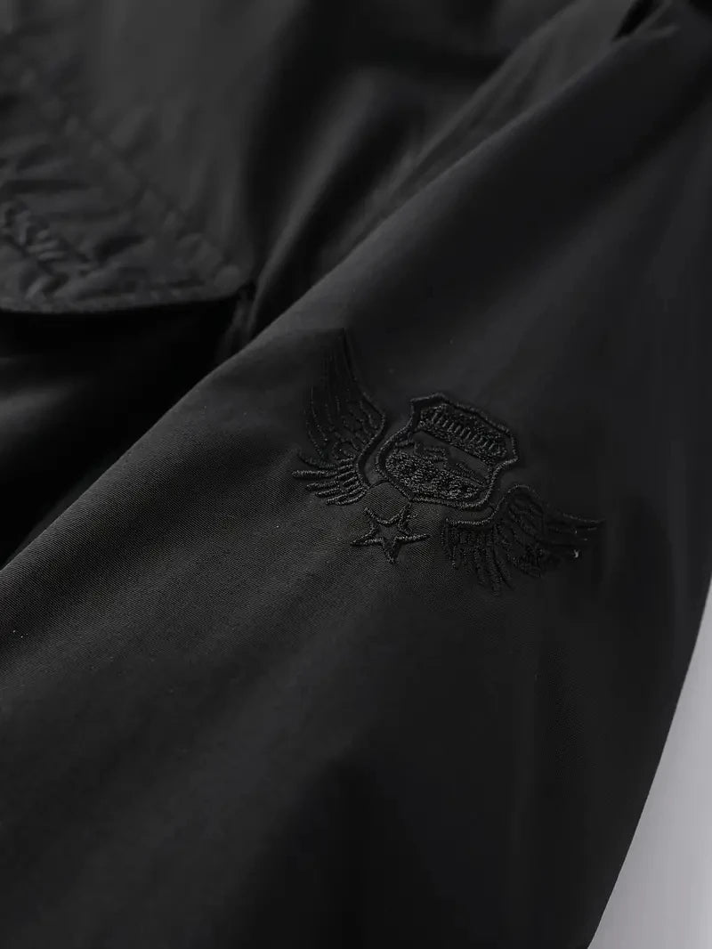 Detachable Sleeves & Hood Windproof Jacket Fleece Lined Workwear Outdoor Clothing