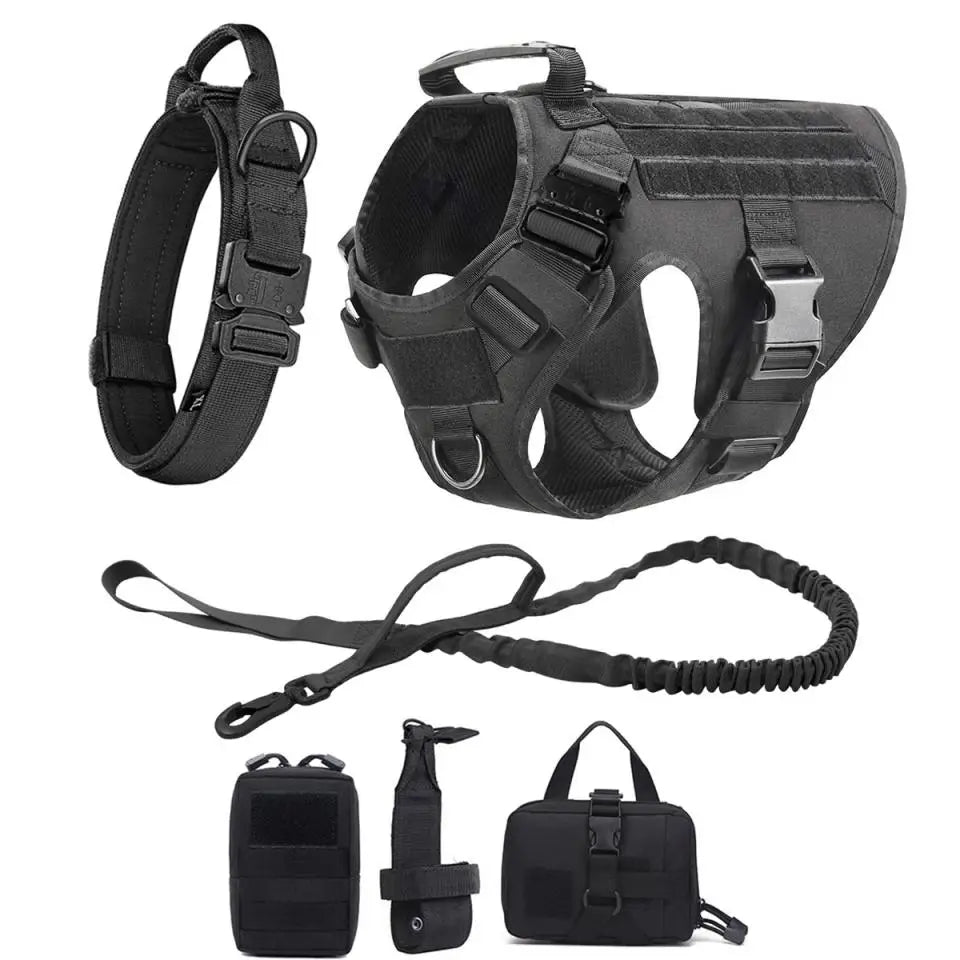 Dog Harness Collar Leash Bags No Pull Dog Stuff