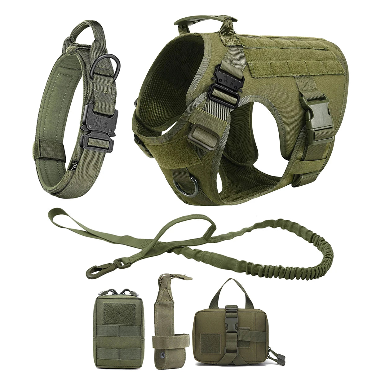 Dog Harness Collar Leash Bags No Pull Dog Stuff
