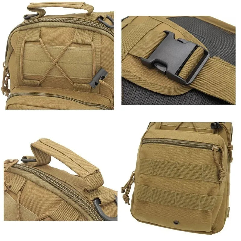 Expandable Molle Adventure Shoulder Sling Chest Pack Bag BackPacks