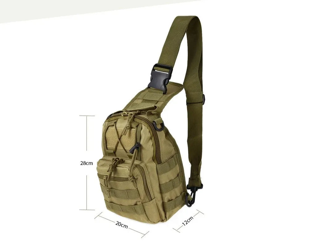 Expandable Molle Adventure Shoulder Sling Chest Pack Bag BackPacks