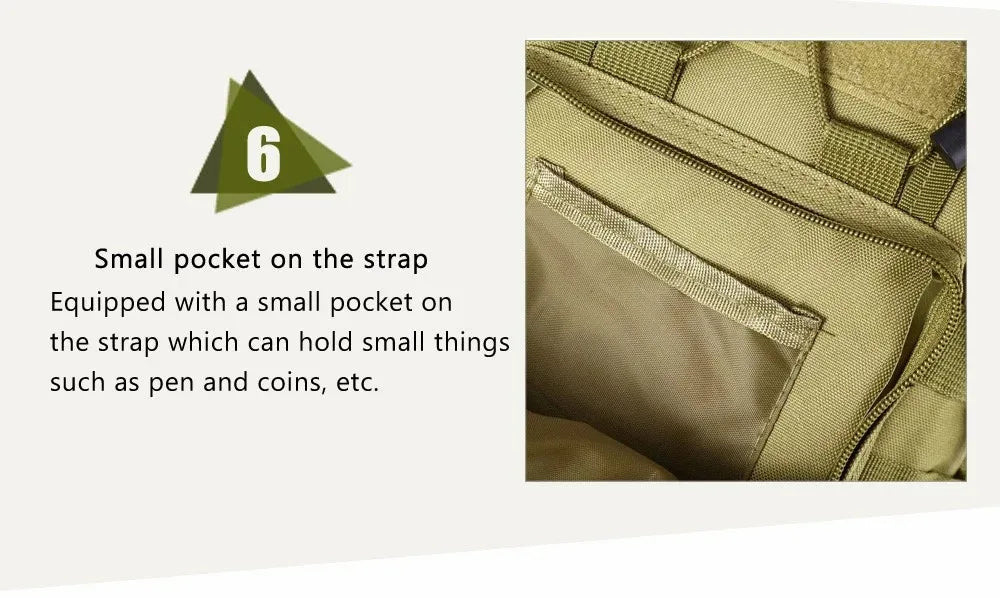 Expandable Molle Adventure Shoulder Sling Chest Pack Bag BackPacks