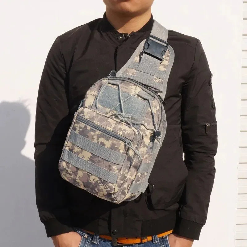 Expandable Molle Adventure Shoulder Sling Chest Pack Bag BackPacks