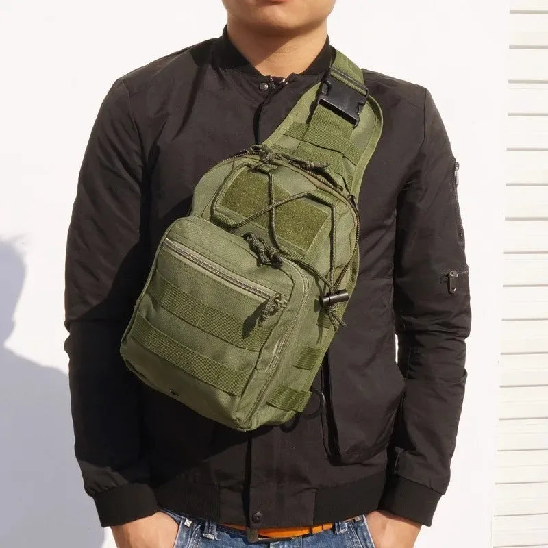 Expandable Molle Adventure Shoulder Sling Chest Pack Bag BackPacks