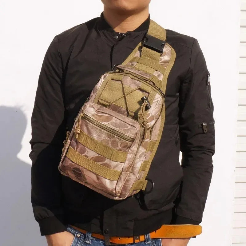 Expandable Molle Adventure Shoulder Sling Chest Pack Bag BackPacks