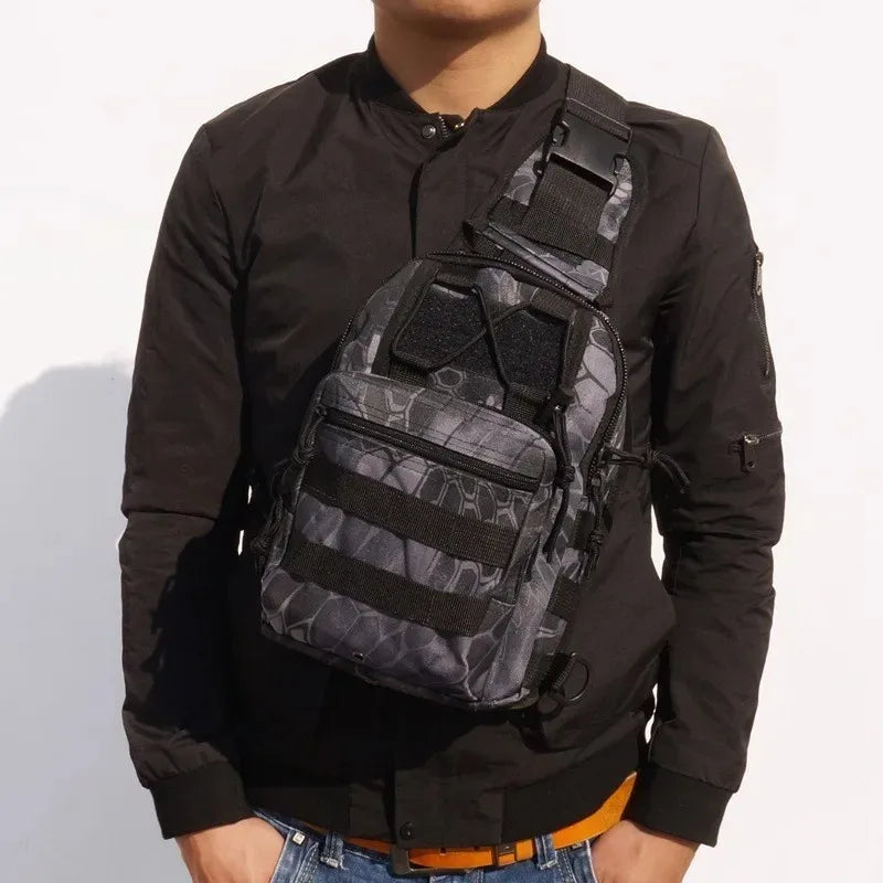 Expandable Molle Adventure Shoulder Sling Chest Pack Bag BackPacks