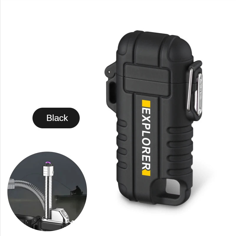 F37 Arc Plasma Waterproof Double Arc Lighter USB Rechargeable electrical supplys
