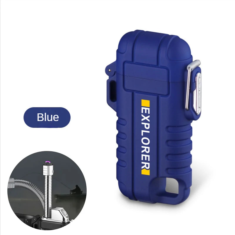 F37 Arc Plasma Waterproof Double Arc Lighter USB Rechargeable electrical supplys
