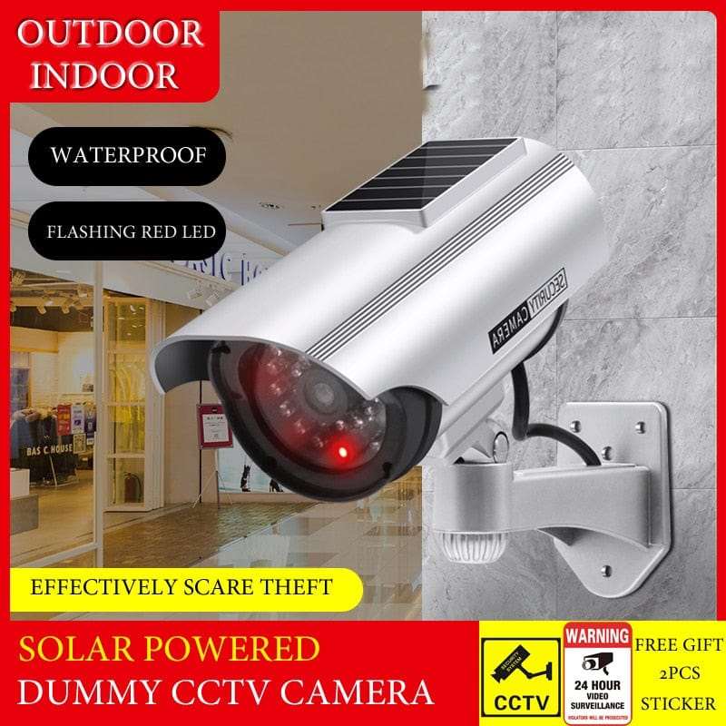 Fake CCTV Camera Solar Powered security systems