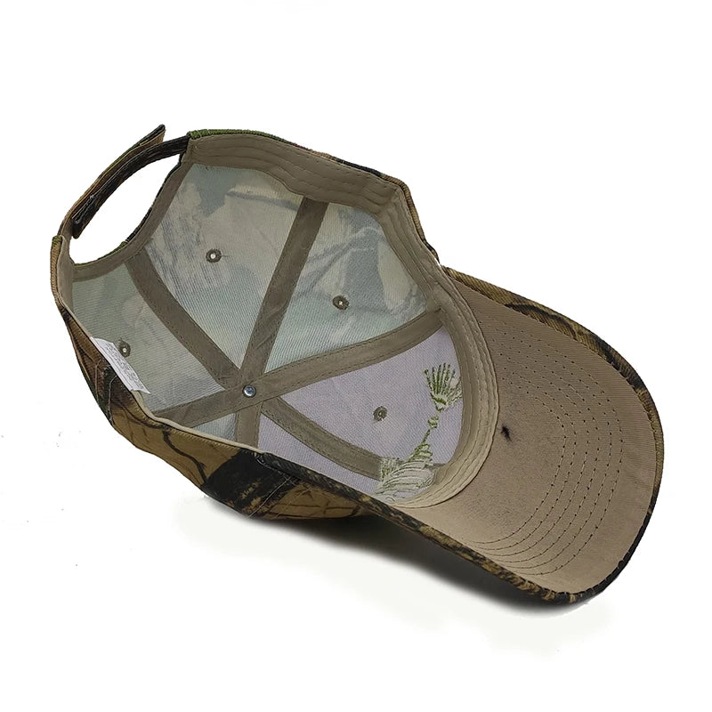 Fish Bone Camo Fishing Caps Cotton Jungle Hat Unisex caps