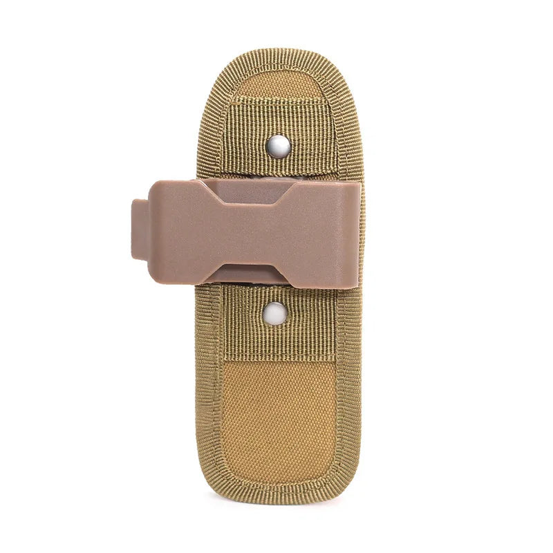 Flashlight Pouch 360 Degree Belt Clip Torch Holder Helmet & Pack Accessories