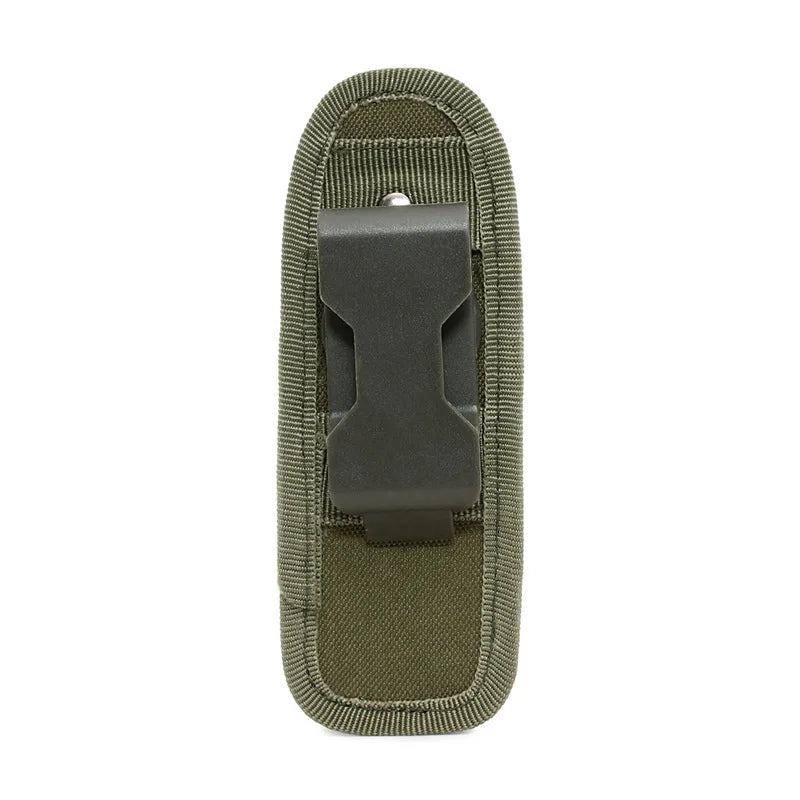 Flashlight Pouch 360 Degree Belt Clip Torch Holder Helmet & Pack Accessories