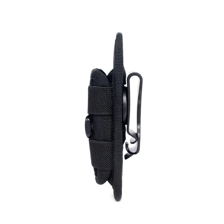 Flashlight Pouch 360 Degree Belt Clip Torch Holder Helmet & Pack Accessories