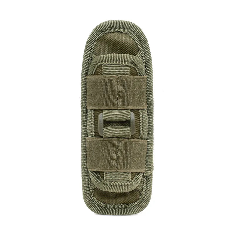 Flashlight Pouch 360 Degree Belt Clip Torch Holder Helmet & Pack Accessories
